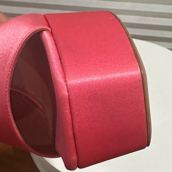 🌹AMINA MUADDI🌹 Dalida Satin Platform Mules Size: 36.5 - Picture 10 of 15